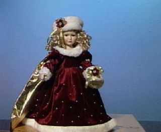 Irina 20 inch Musical Porcelain Doll by Seymour Mann —