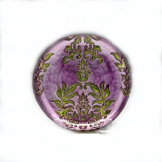 Damask Purple/Green Salad Plate   18678126   Shopping