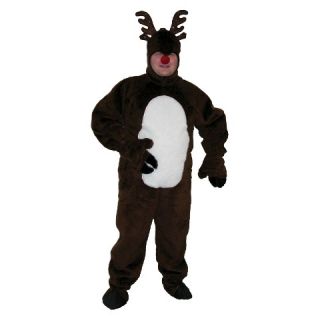 Mens Plush Rudolph the Red Nosed Reindeer Costume