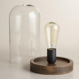 Edison Glass Cloche Table Lamp