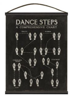 Dance Steps Waltz Rumba (Canvas Tapestry) by The Artwork Factory