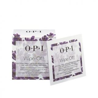 OPI Wipe Off! Acetone Free Nail Lacquer Remover Wipes 10 pack   7952113