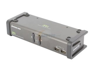 IOGEAR GCS1102 2 Port DVI KVMP Switch w/ Cables