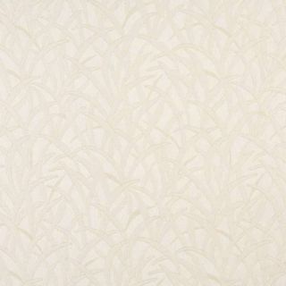 E582 Ivory White Grassy Meadow Jacquard Upholstery Grade Fabric (By
