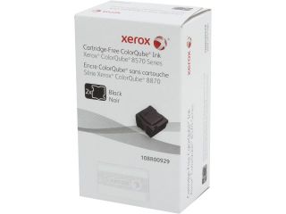 Xerox 108R00929 (2 Sticks) for Colorqube 8570, Colorcube 8580 Solid Ink; Black