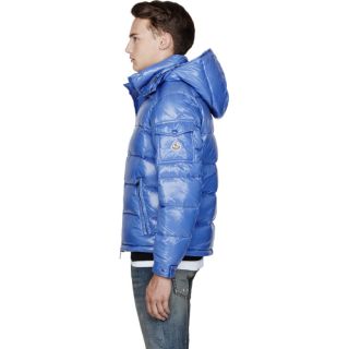 Moncler Blue Quilted Down Maya Jacket