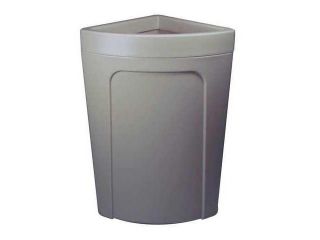 15 3/4" Open Top Trash Can, Continental, 8324 GY