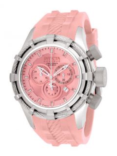 Womens Reserve Bolt Stainless Steel & Pink Watch by Invicta Watches