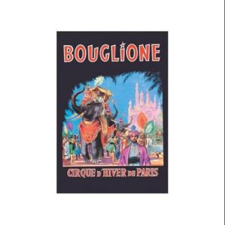 French Circus Poster Print (Canvas 12x18)