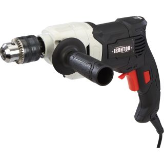 Ironton High-Torque Drill/Driver — 1/2in. Chuck, 6.3 Amp  Corded Drills