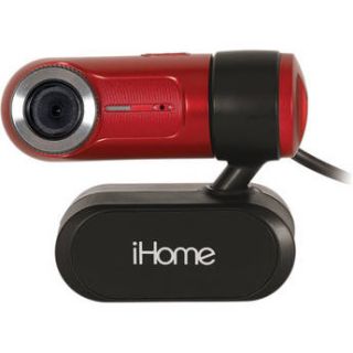 iHome  MyLife Notebook Webcam (Red) IH W313NR