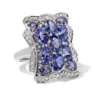 Colleen Lopez "Azure Allure" 3.5ct Tanzanite, Iolite and Zircon Sterling Silver   7631150