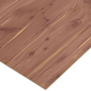 Columbia Forest Products 1/4 in. x 2 ft. x 4 ft. PureBond Aromatic Cedar Plywood Project Panel 2083