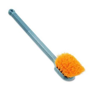 Rubbermaid Commercial Products Pot Scrubber Brush with 20'' Handle and Yellow Bristles (Set of 6)