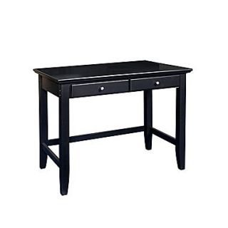 Home Styles Bedford Black Student Asian Hardwood Desk