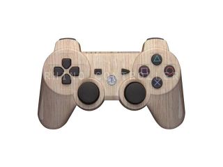 Custom PS3 controller Wireless Glossy  WTP 212 Light Oak Custom Painted