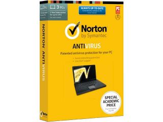 Symantec Norton AntiVirus 2014 Academic   3 PCs Download