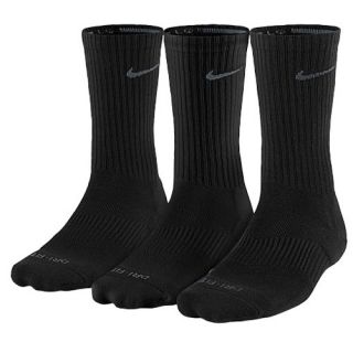 Nike 3PK Dri FIT 1/2 Cushion Crew Socks   Mens   Training   Accessories   Black/Flint Grey