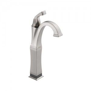 Delta 751T SS DST Dryden Single Handle Vessel Lavatory Faucet w/Touch20.Xt Technology   Stainless Steel