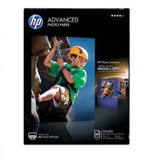 HP 8.5" x 11" Advanced Glossy Photo Paper 50 count 2 pack   8056996