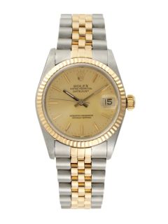 Rolex Oyster Perpetual Datejust Two Tone Jubilee Watch, 30mm by Rolex