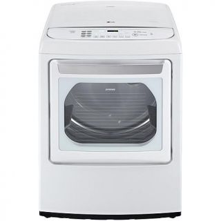 LG 7.3 Cu. Ft. Front Control Electric Steam Dryer   White   7884542