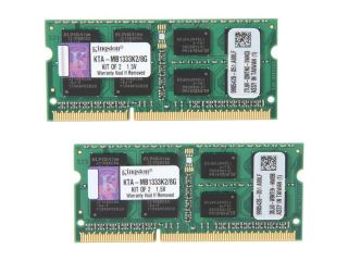 Kingston 8GB (2 x 4GB) DDR3 1333 Mac Memory Model KTA MB1333K2/8G