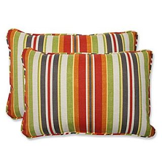 Pillow Perfect Roxen Indoor/Outdoor Throw Pillow (Set of 2); 11.5 x 18.5