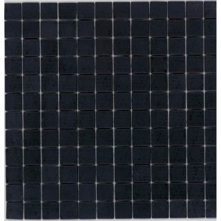 Elida Ceramica Recycled Graphite Glass Mosaic Square Indoor/Outdoor Wall Tile (Common: 12 in x 12 in; Actual: 12.5 in x 12.5 in)