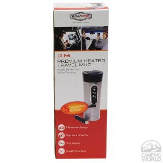 Heated Mug 12V with 5 settings   Roadpro RP0719   Cups, Plates and Bowls