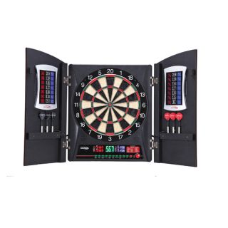 Cricketview 2DX Electronic Dart Board and Cabinet  