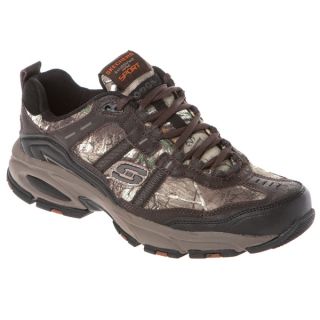 Skechers USA Suede and Mesh Jogger with Real Tree Camo Rubber Toe Cap