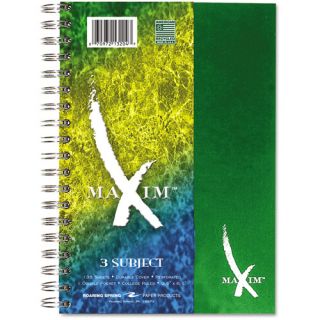 Roaring Spring Maxim 3 Subject College ruled Notebook ROA13204
