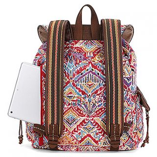 Sakroots Artist Circle Flap Backpack  Women's   Sweet Red Brave Beauti