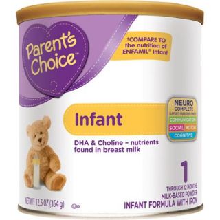 Parent's Choice Infant Powder Formula with Iron, 12.5oz
