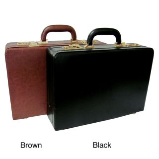 Amerileather Executive Faux Leather Attache Briefcase  
