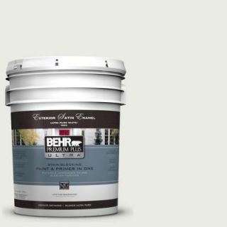 BEHR Premium Plus Ultra 5 gal. #430E 1 Winter Glaze Satin Enamel Exterior Paint 985005