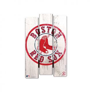WinCraft MLB Wood Fence Sign   Boston Red Sox   7794934