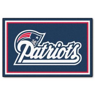 FANMATS New England Patriots 5 ft. x 8 ft. Area Rug 6267