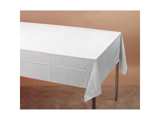 Plastic Tablecover 54"X108" White