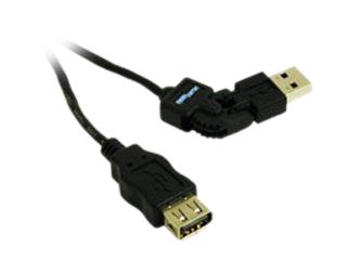 C2G 30515 6 ft. Black FlexUSB A Male to A Female Extension Cable