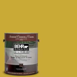 BEHR Premium Plus Ultra 1 gal. #P320 7 Sweet and Sour Eggshell Enamel Interior Paint 275301