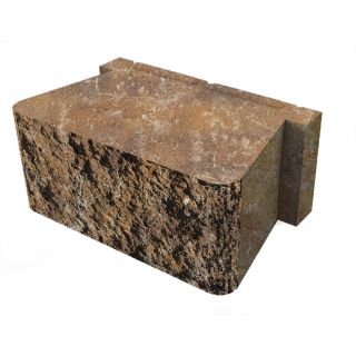 Toscana Basic Concrete Retaining Wall Block (Common: 12 in x 5 in; Actual: 12 in x 5.3 in)