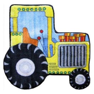 L.A. Rugs Tractor Kids Area Rug