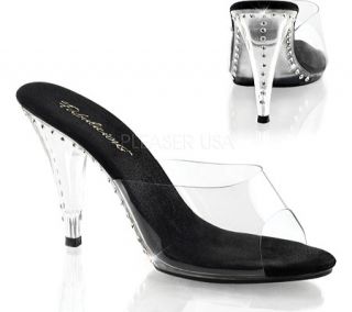 Womens Fabulicious Caress 401LS   Clear/Black/Clear