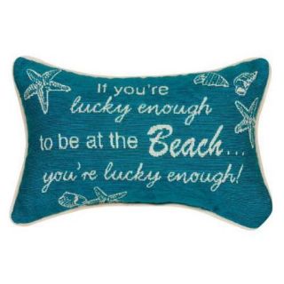 Manual Woodworkers If You're Lucky Enough To Be At Beach Decorative Pillow