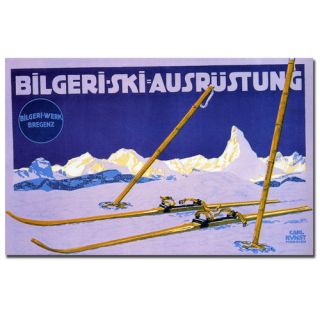 Bilgeri Ski Ausrustung by Carl Kunst Vintage Advertisement on