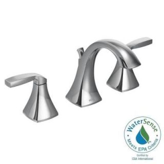 MOEN Voss 8 in. Widespread 2 Handle High Arc Bathroom Faucet Trim Kit in Chrome (Valve Sold Separately) T6905
