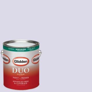 Glidden DUO 1 gal. #HDGV61 Amethyst Ice Semi Gloss Latex Interior Paint with Primer HDGV61 01S