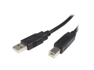 StarTech USB2HAB10 10 ft. Black USB 2.0 A to B Cable